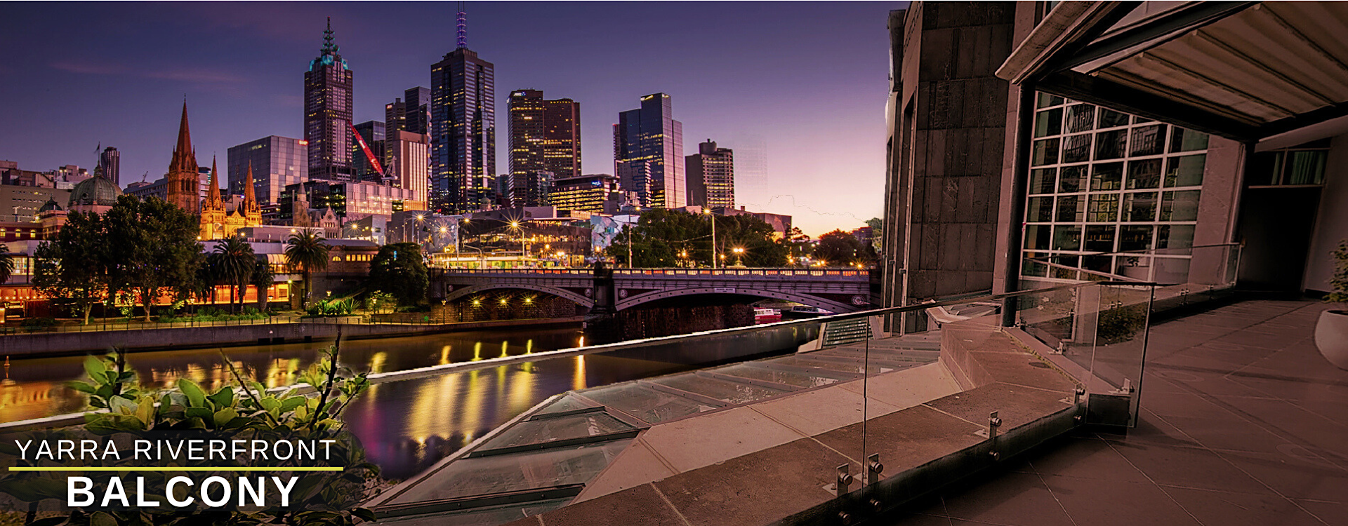 Melbourne new years eve balcony fireworks