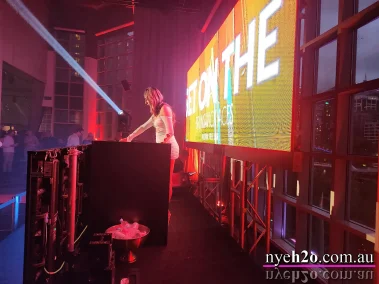 House music DJ, Olympia Nahtalia, performing at our premium New Years Eve event in Melbourne
