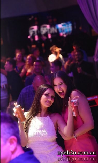 girls having a good time on New Years Eve